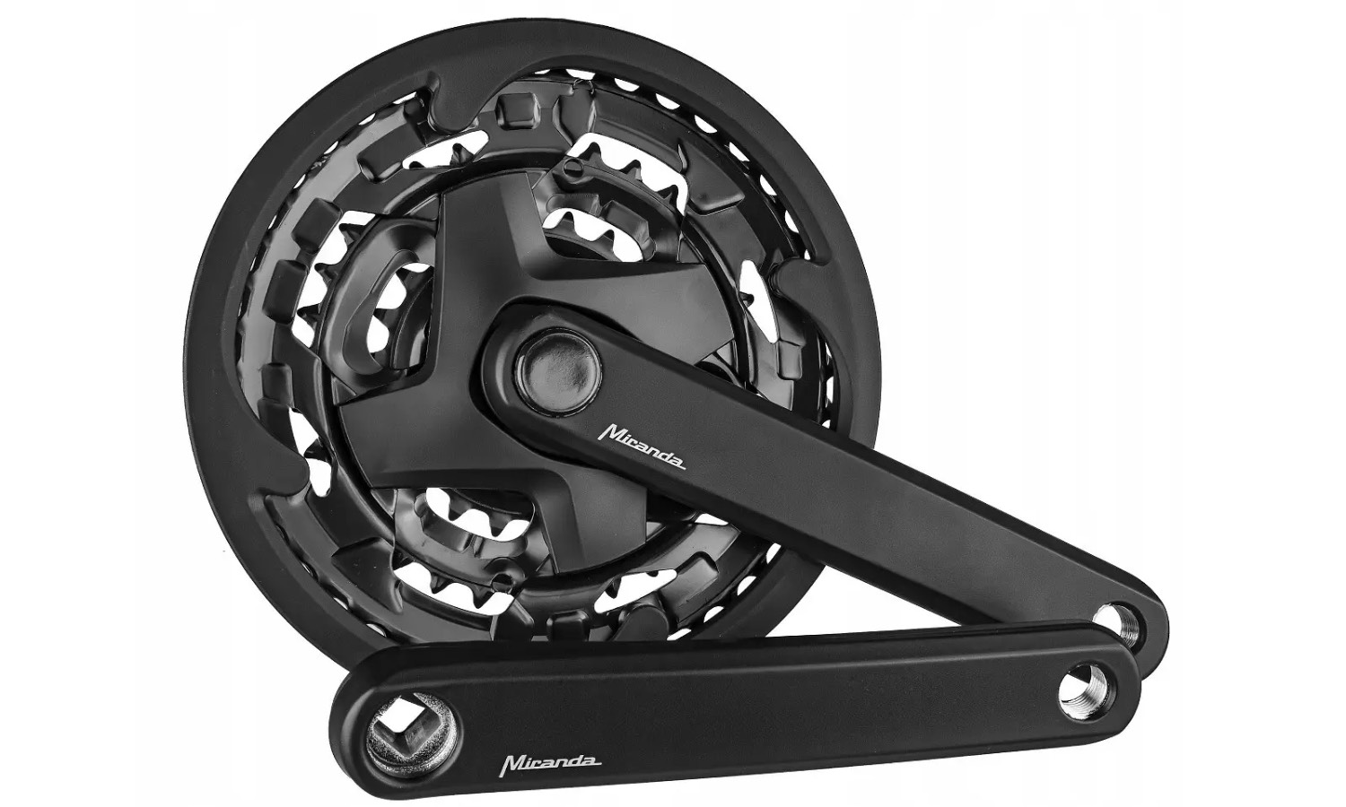 Шатуни Miranda Classic Alu 42/32/22T, 170мм, чорний