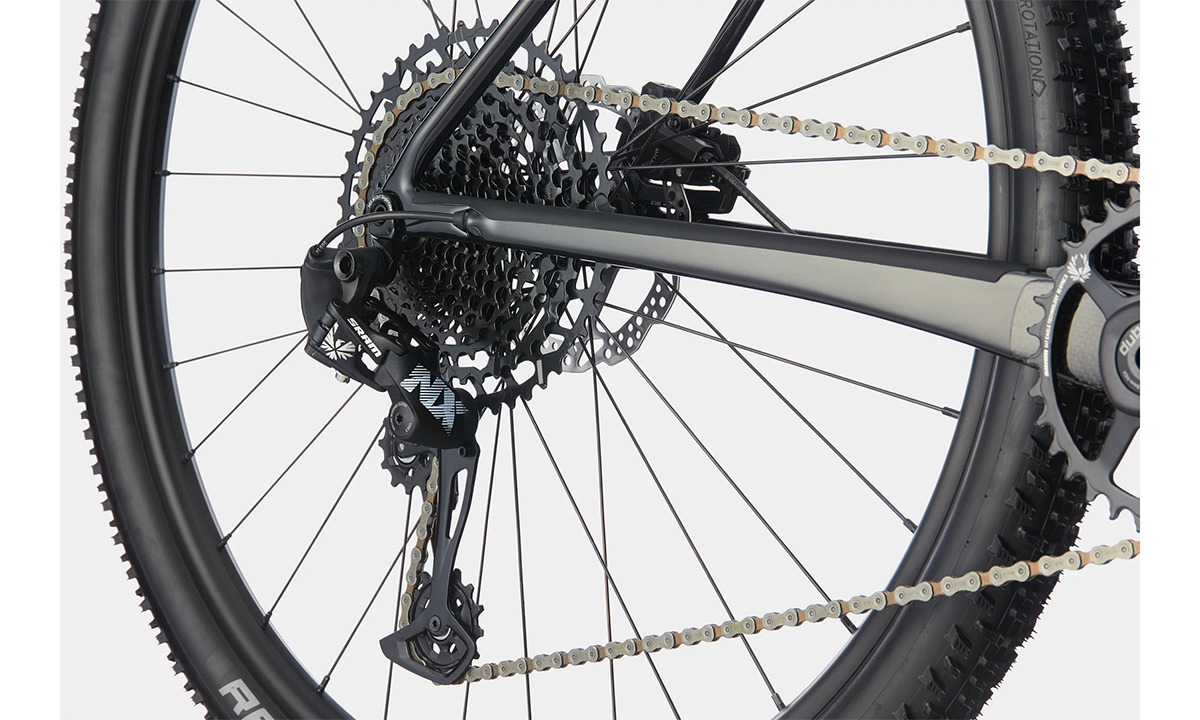 Фотографія Велосипед Cannondale F-SI Carbon 4 29" 2021, розмір L, Чорно-сірий 5
