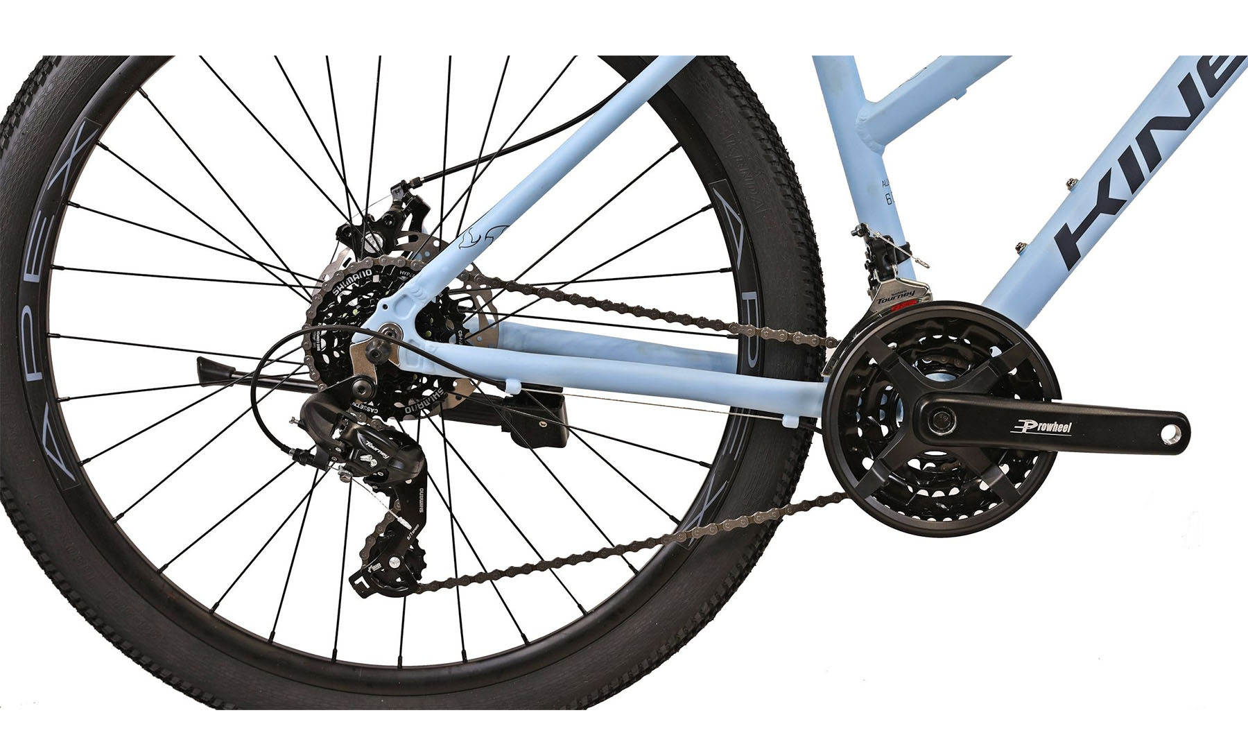 Фотографія Велосипед Kinetic Vesta 27,5" размер M рама 17", 2025, Голубой (мат) 7