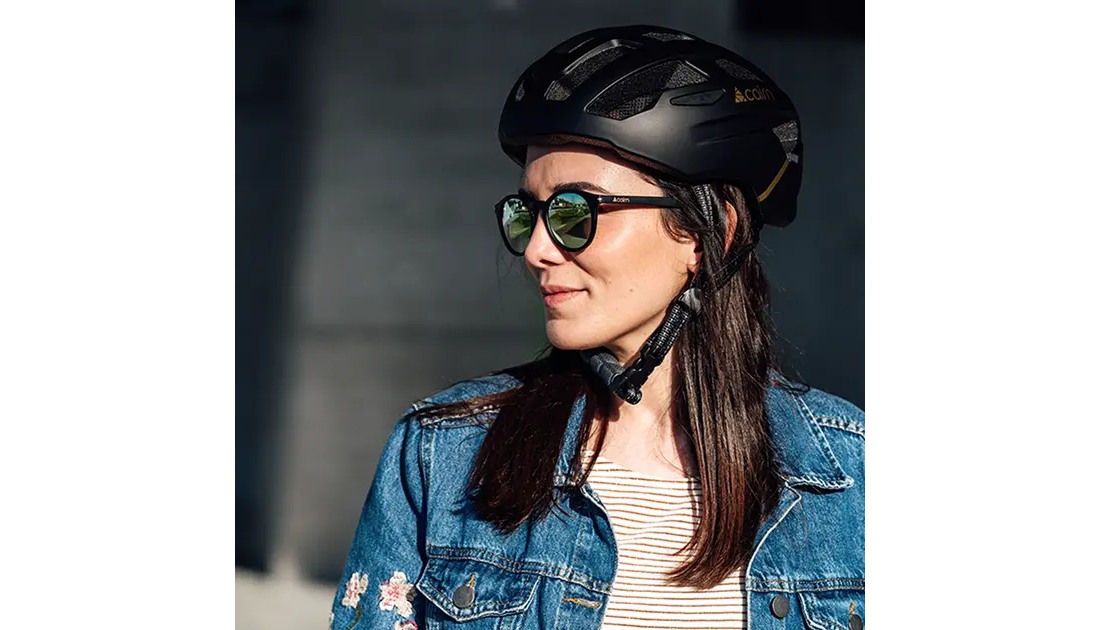 Велошлем Cairn Prism II black-gold размер L 58-61 см 2