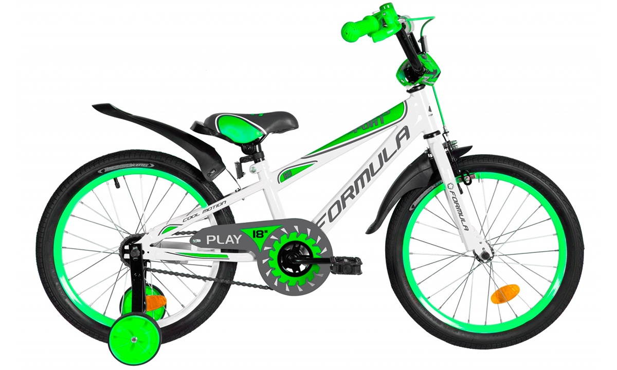 Фотографія Велосипед Formula SPORT 18" (2020) 2020 Біло-зелений