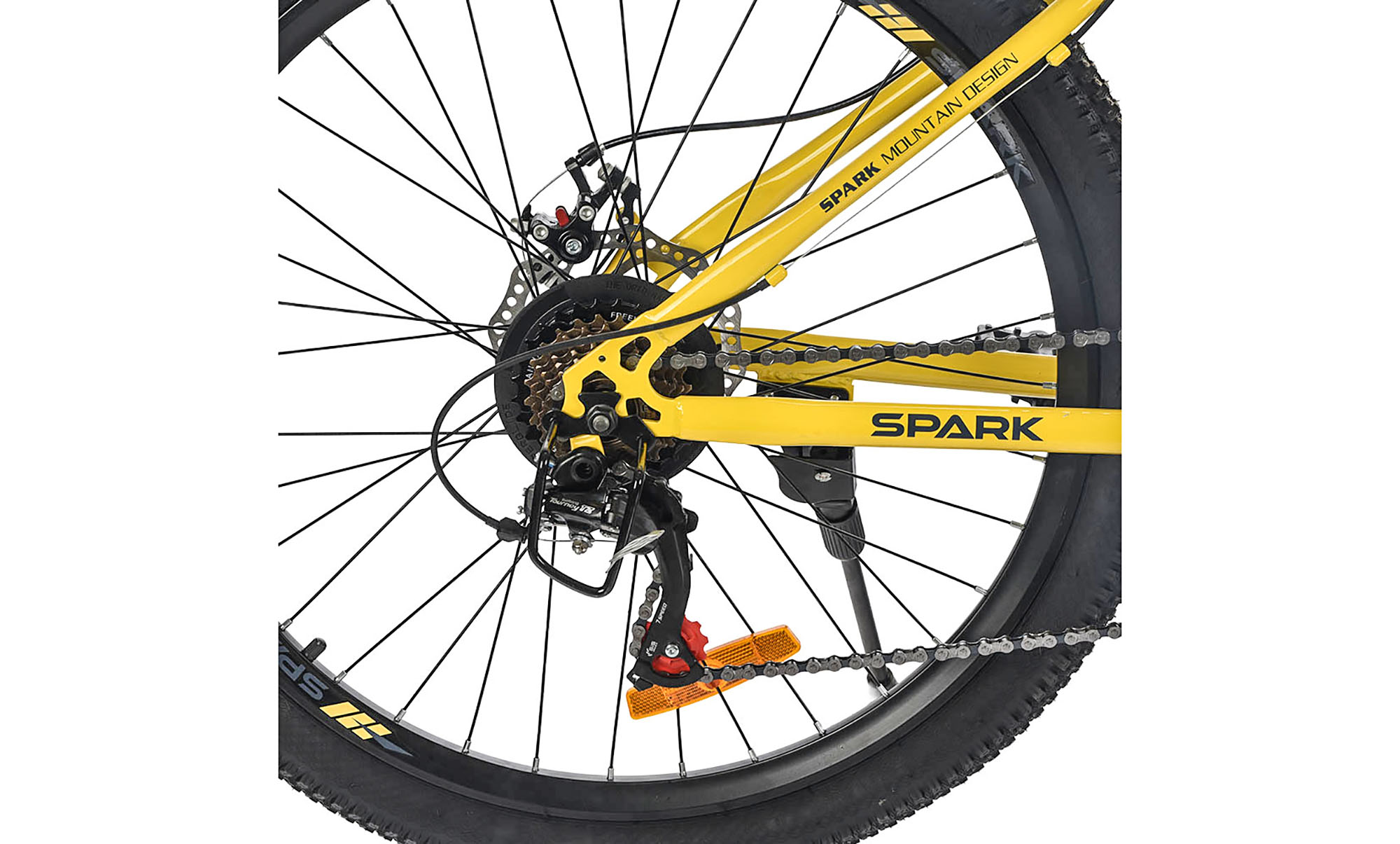 Велосипед SPARK FLIP 26", размер S, рама 15", год 2026, желтый 3 Велосипед SPARK FLIP 26", размер S, рама 15", год 2026, желтый 3