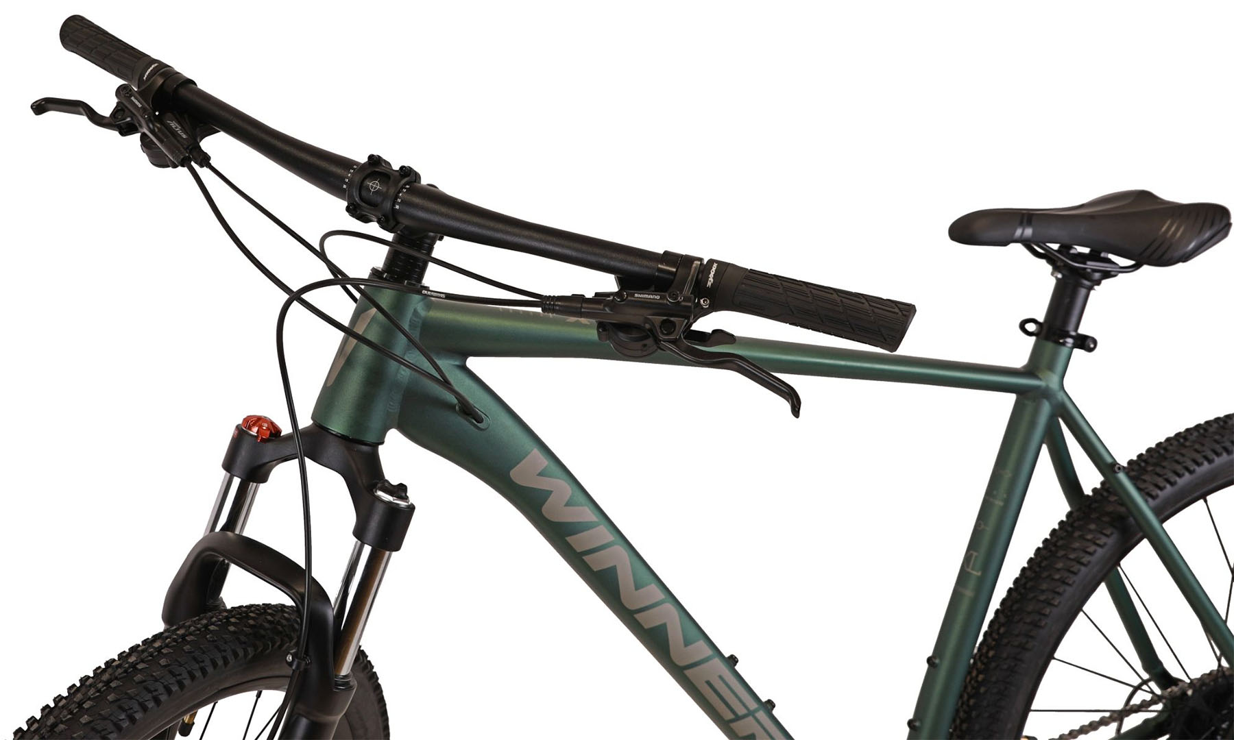 Велосипед Winner SOLID DX 29", размер рамы M, 2025, зеленый (мат) 4