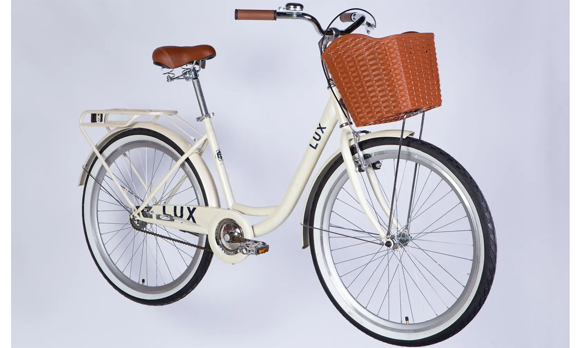 Велосипед Dorozhnik LUX Velosteel 26", размер M, рама-17", год 2026, слоновая кость 3