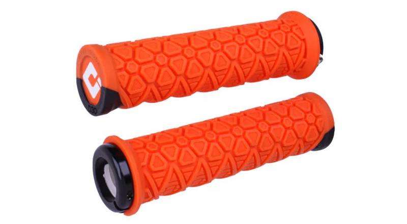 Гріпси ODI Vanquish v2.1 Lock-On MTB Closed End Orange/Black Гріпси ODI Vanquish v2.1 Lock-On MTB Closed End Orange/Black