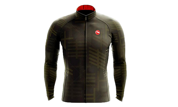 Велоджерсі утеплена Cycling Castelli v6, з флісом, L 2 Велоджерсі утеплена Cycling Castelli v6, з флісом, L 2
