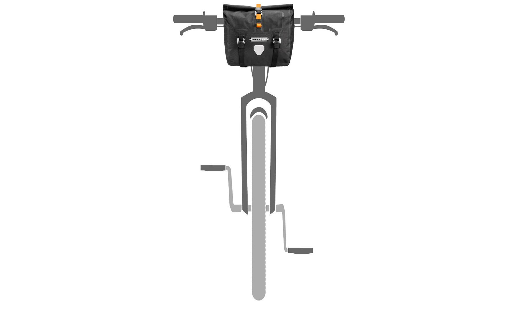 Гермосумка на кермо Ortlieb Handlebar-Pack QR; чорна 11 л 2