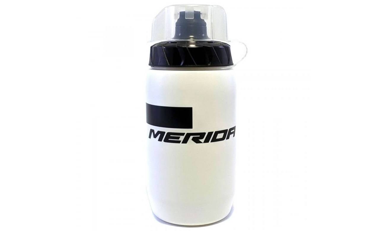 Фляга MERIDA Bottle Stripe White Black 500ccm with cap Фляга MERIDA Bottle Stripe White Black 500ccm with cap