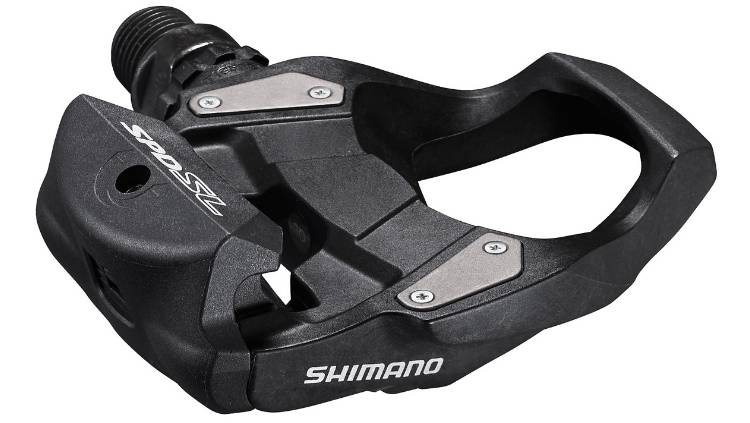 Фотографія Педалі Shimano PD-RS500, SPD-SL, шосе, чорний