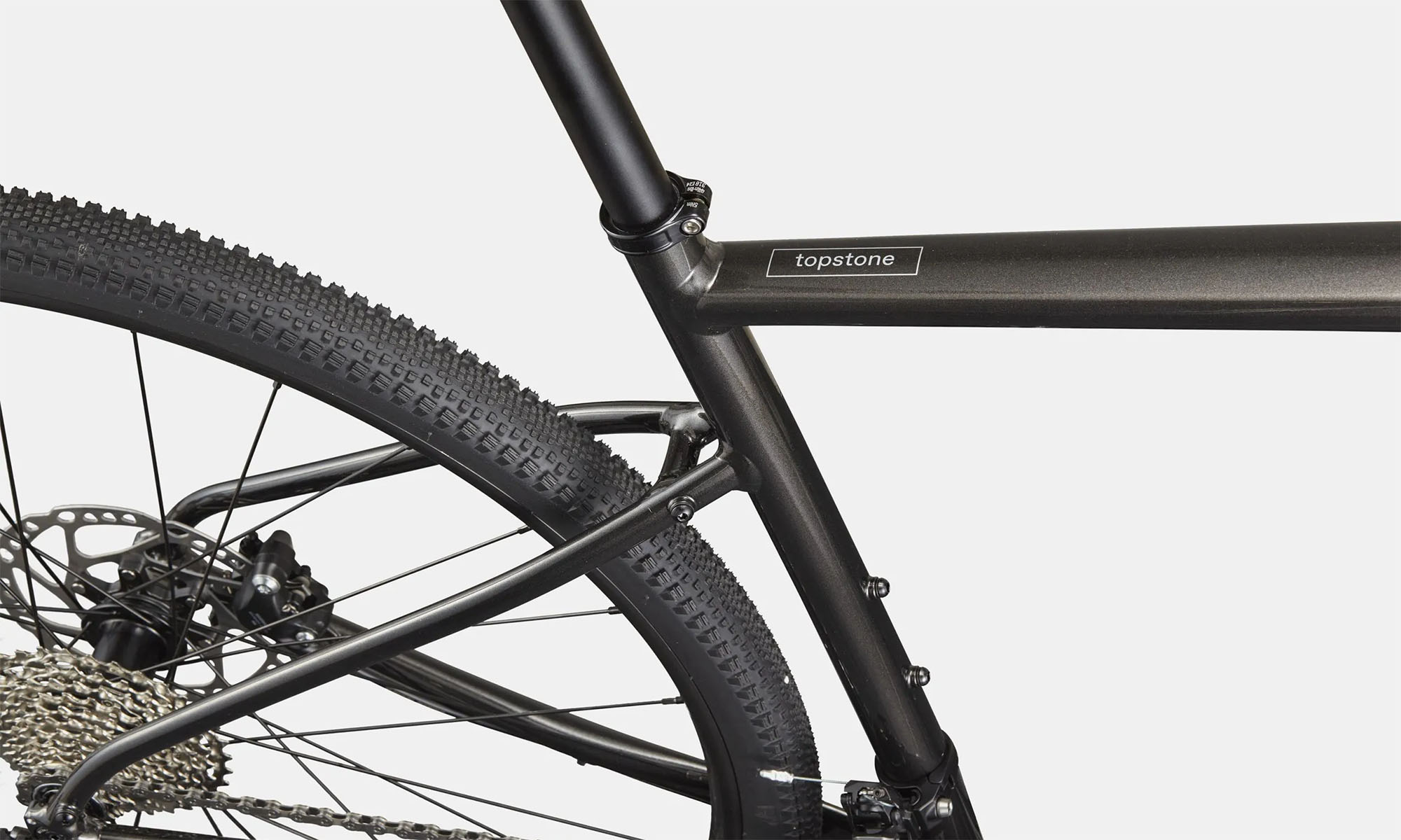 Фотография Велосипед Cannondale TOPSTONE 1 28", рама S, 2025, OBS (темно-серый) 5