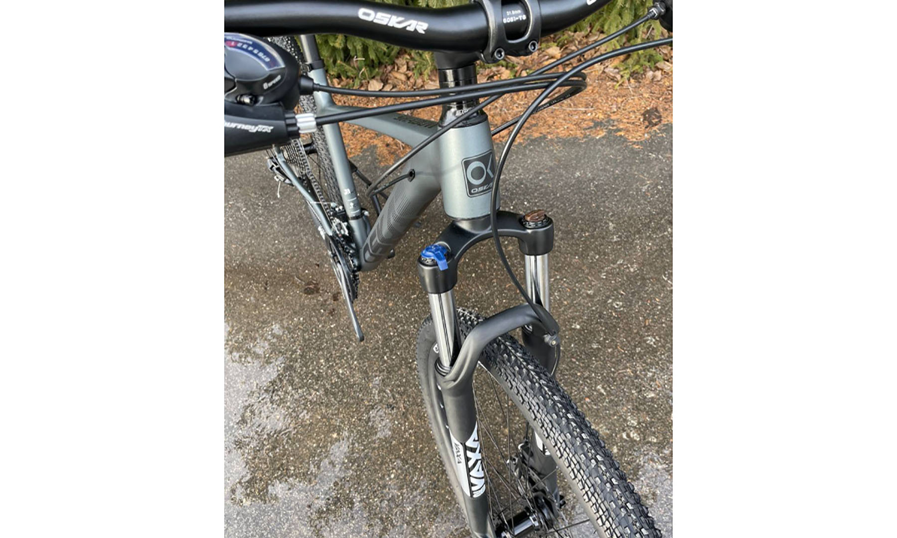 Велосипед Oskar Shadow 29" размер М рама 18" графітовий матовий 2
