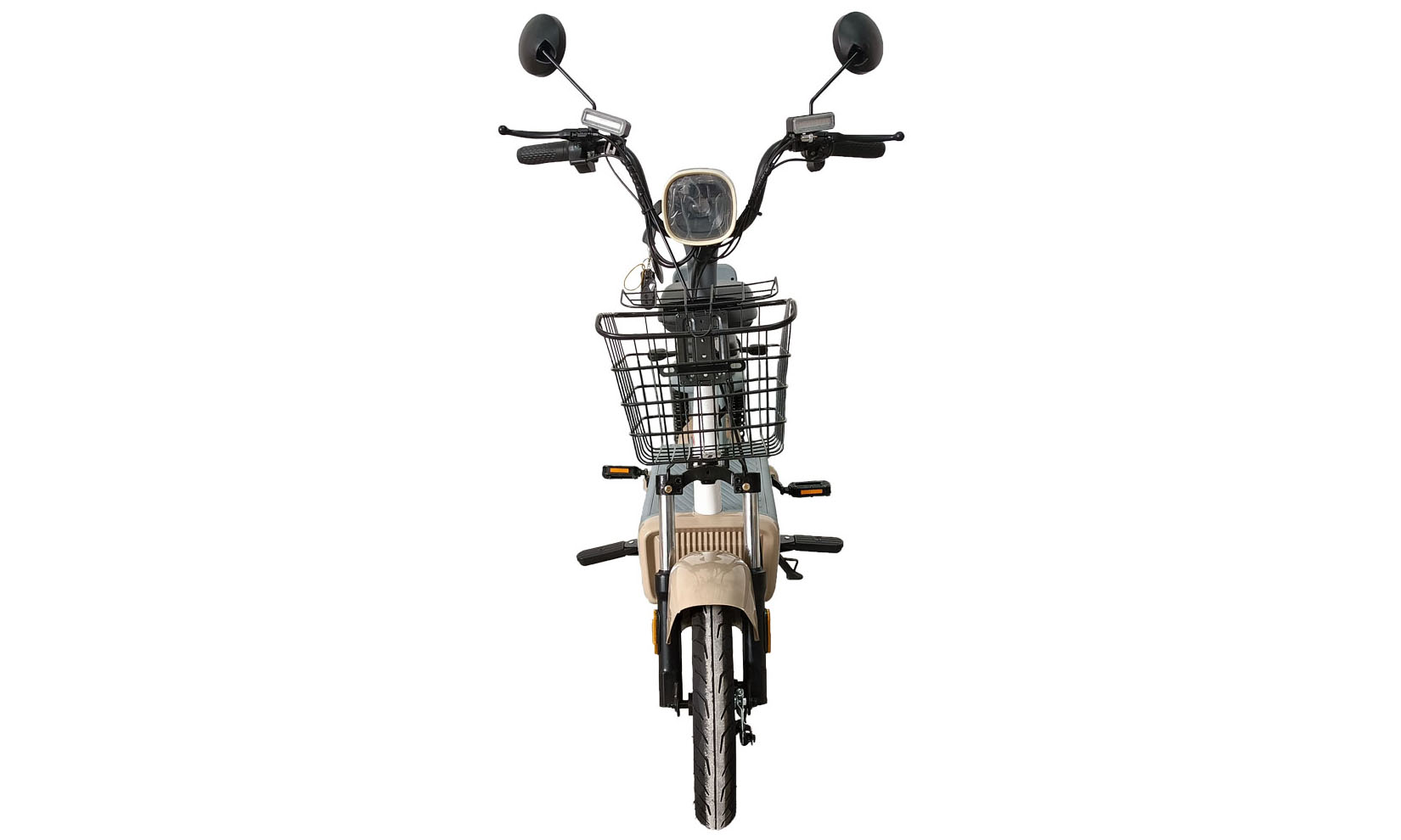 Электровелосипед SPARK VOLT 14" 48V/400W/12Ah, Бежевый 4