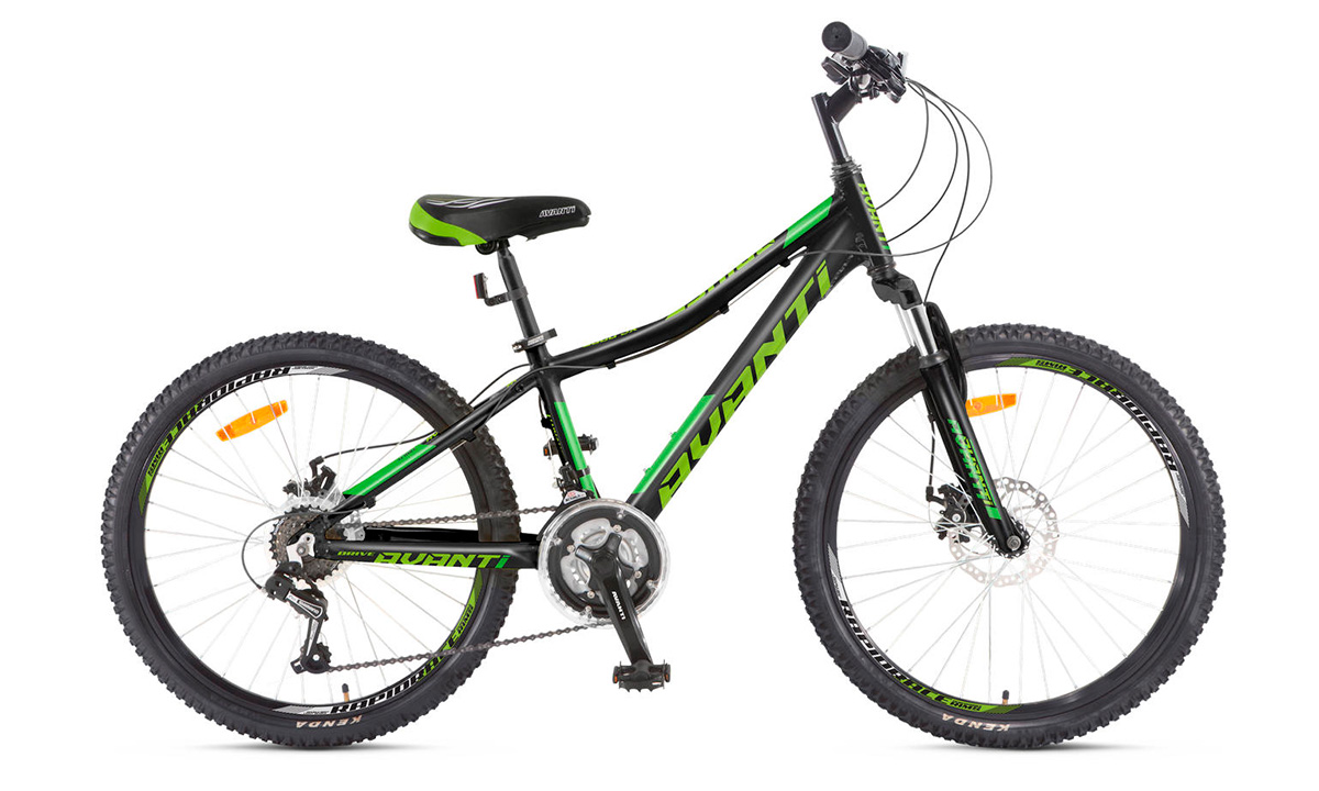 Фотографія Велосипед Avanti DRIVE DISK 24" (2021) 2021 Чорно-зелений