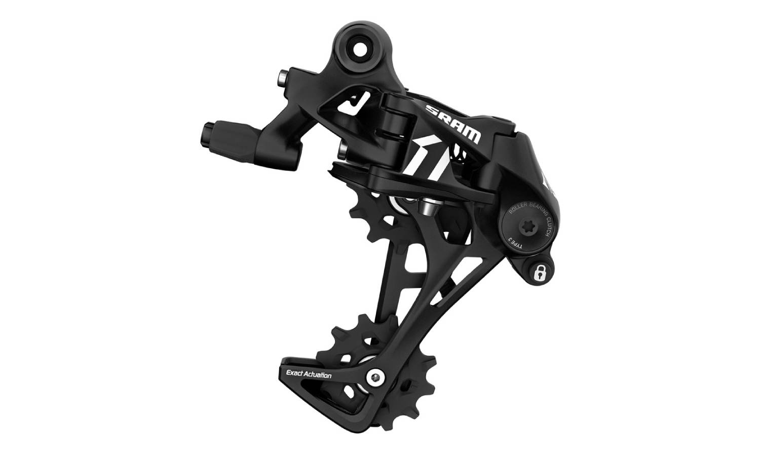 Фотография Задний переключатель SRAM Apex1 Black Long Cage 11ск