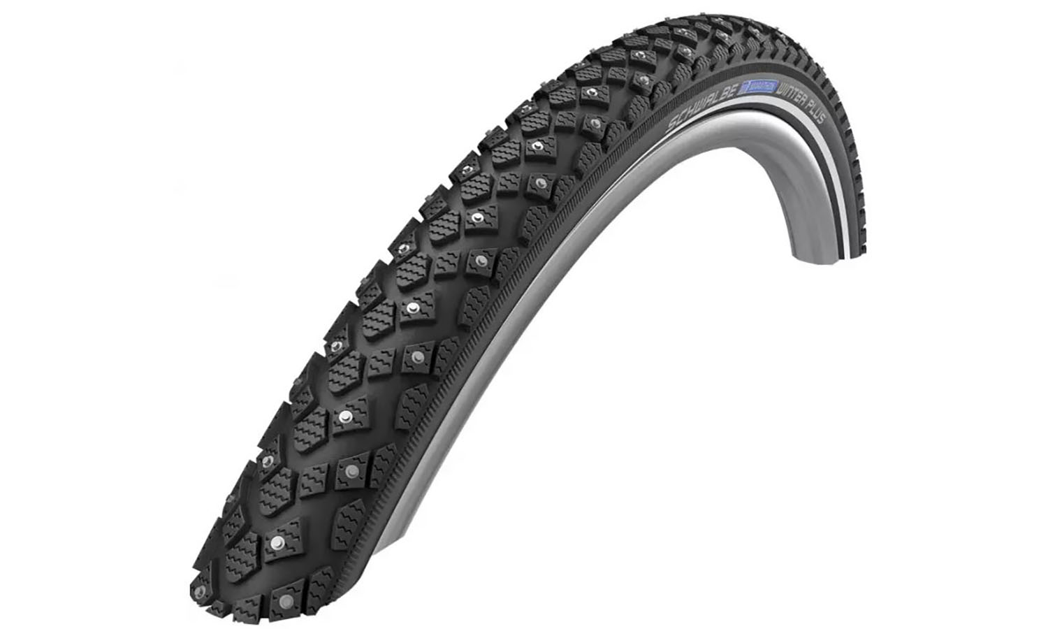 Фотографія Покришка 26x2.15 (55-559) Schwalbe MARATHON WINTER PLUS Perf, SmartGuard, TwinSkin B/B+RT HS396 188 Steel Studs WiC 67EPI