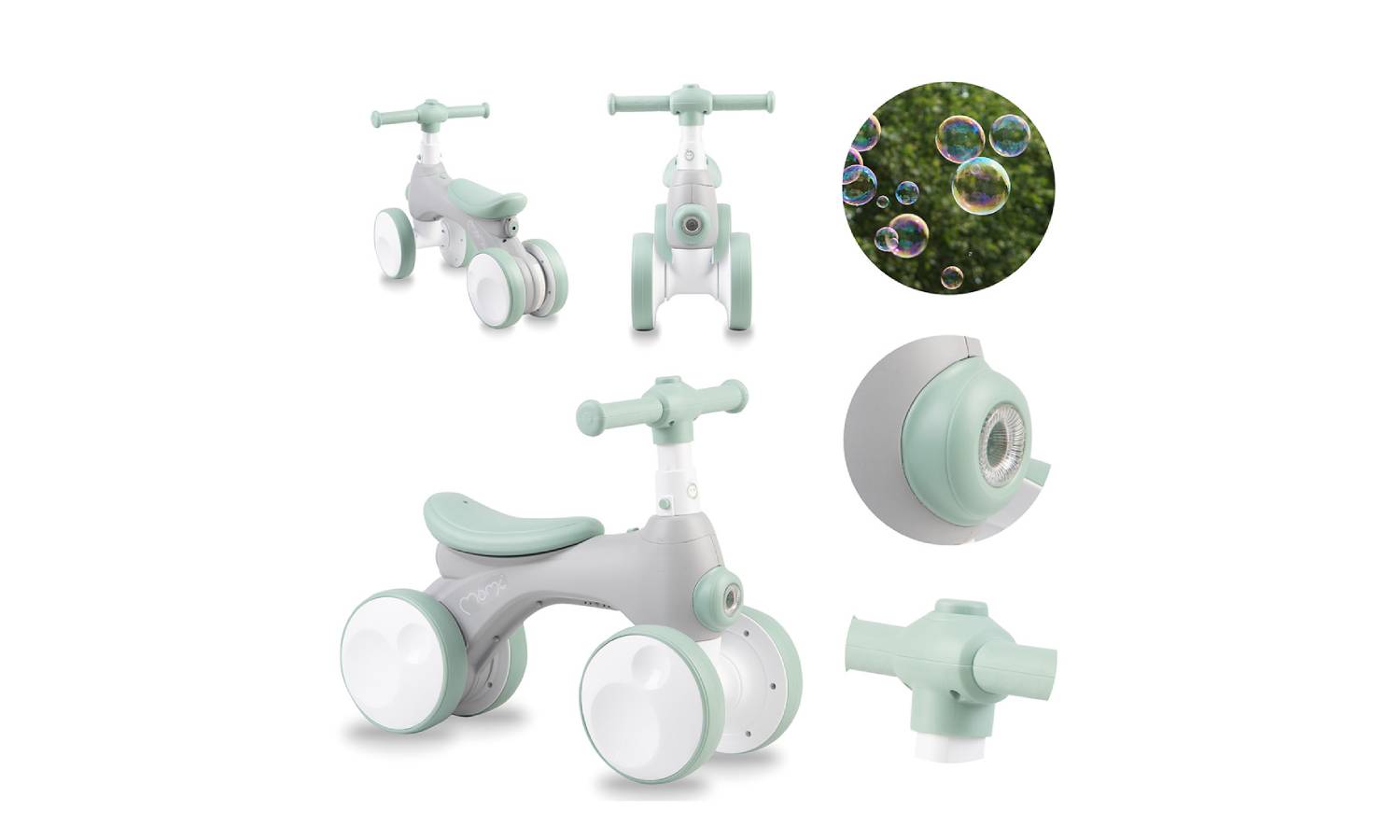 Беговел MoMi TOBIS Grey 8