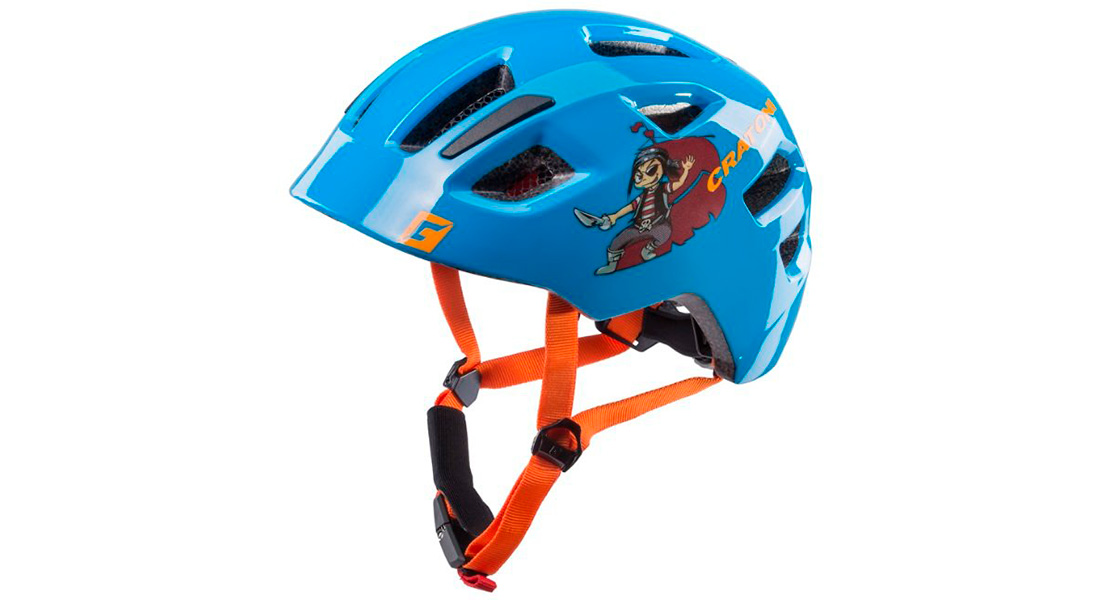 Фотография Велошлем детский Cratoni Maxter  "Пират"  размер XS-S (46-51 см), Синий