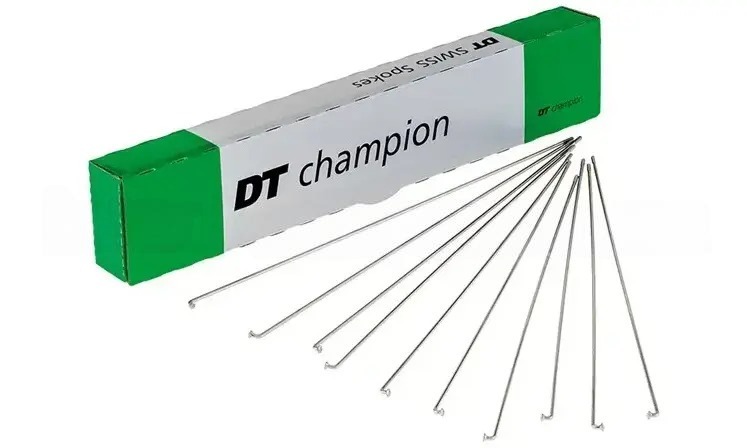Спицы DT SWISS Champion 2.0 x 189 х 100шт Серебристые Спицы DT SWISS Champion 2.0 x 189 х 100шт Серебристые