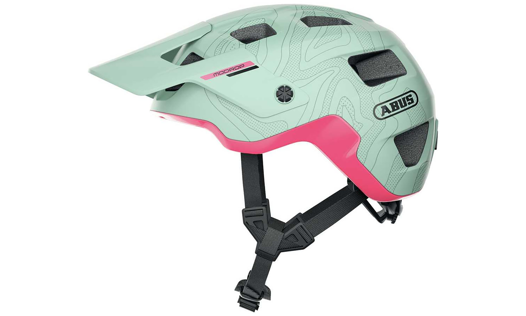 Велошлем спортивный ABUS MODROP Iced Mint, размер M (54-58 см), ледяной мятный 