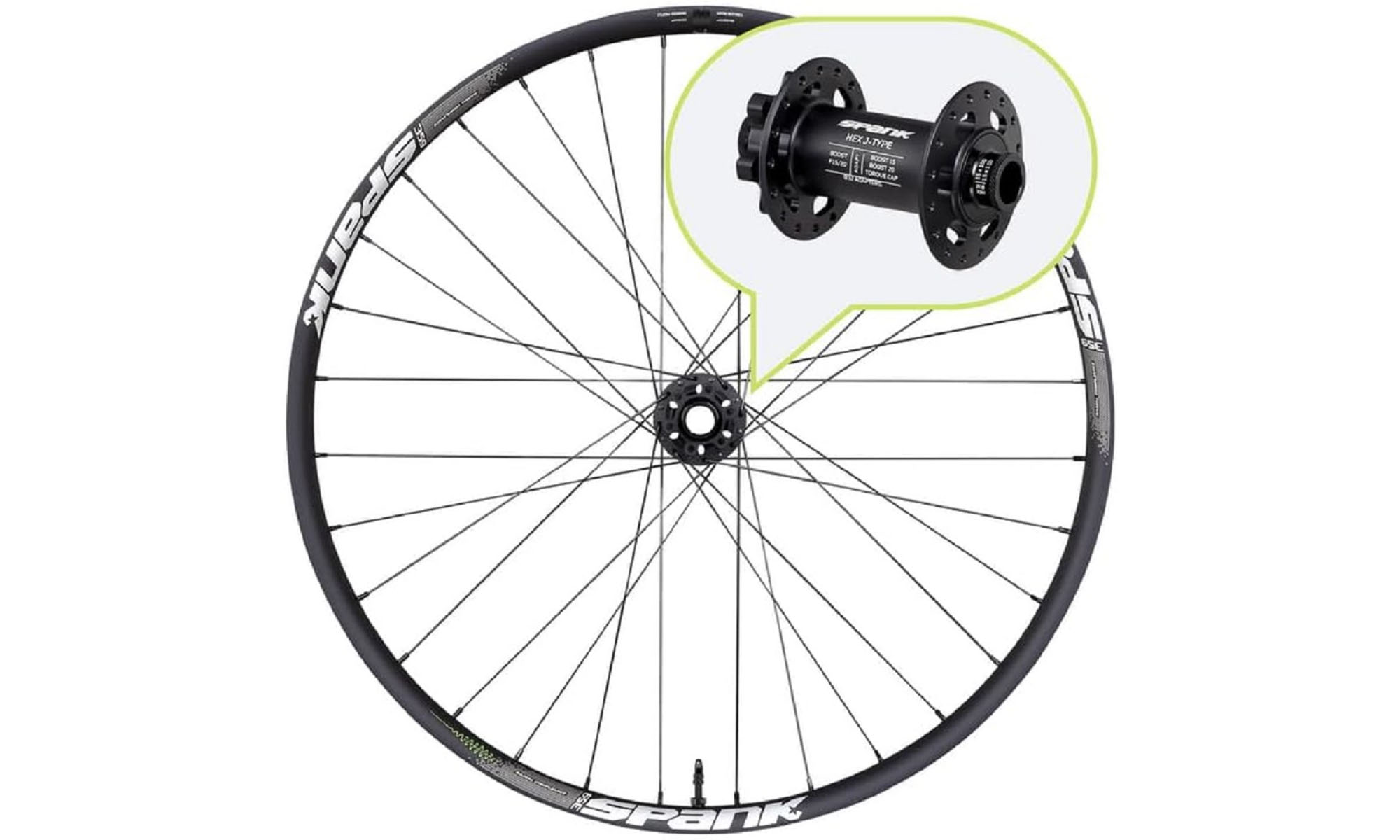 Комплект спиц c ниппелями SPANK 359 27.5" J-Hook 2.2/1.8/2.0, 34 шт (273мм 17шт; 270мм 17 шт), черные 2