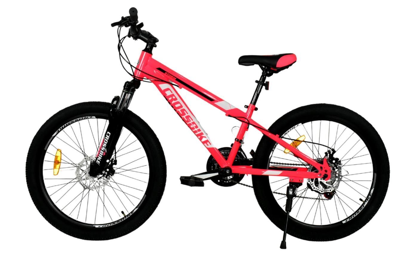 Велосипед CrossBike STORM 26", размер S, рама 15", год 2022, Розовый 2