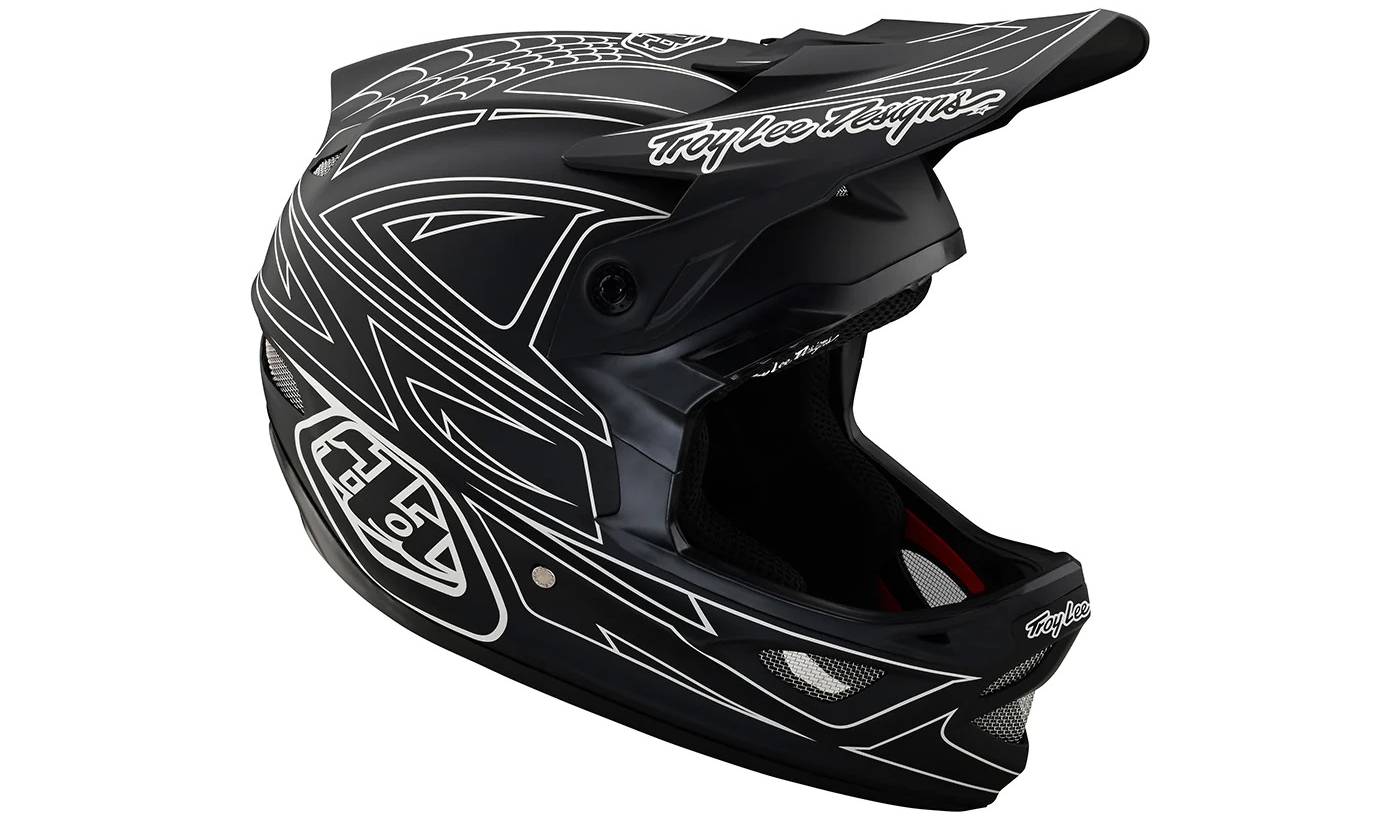 Вело шолом TLD D3 FIBERLITE розмір L (58-59 см) SpiderStripe BLk 6 Вело шолом TLD D3 FIBERLITE розмір L (58-59 см) SpiderStripe BLk 6
