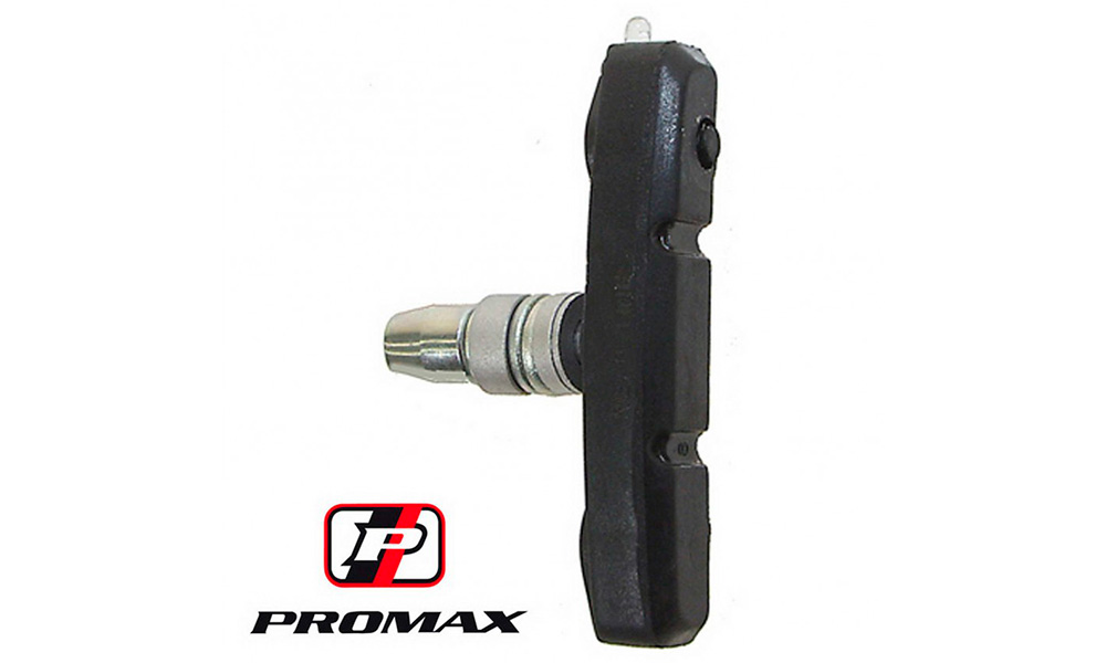 Фотография Тормозные колодки PROMAX для V-brake 70 mm, c красным светодиодом, в коробке  (пара)