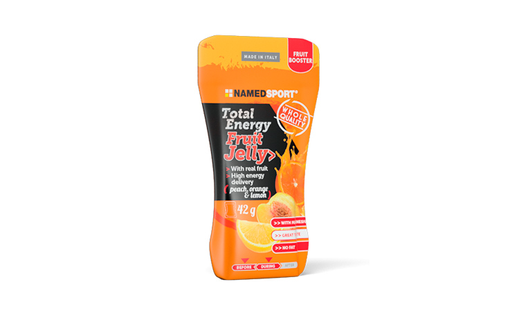 Фотография Энергетическое желе Namedsport TOTAL ENERGY FRUIT JELLY 42 г Персик-апельсин-лимон