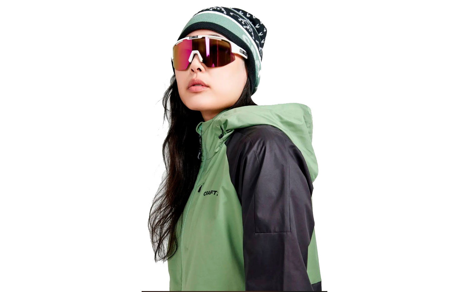Фотография Куртка Craft ADV BACKCOUNTRY женская, размер XL, сезон AW 22, черно-зеленый 3