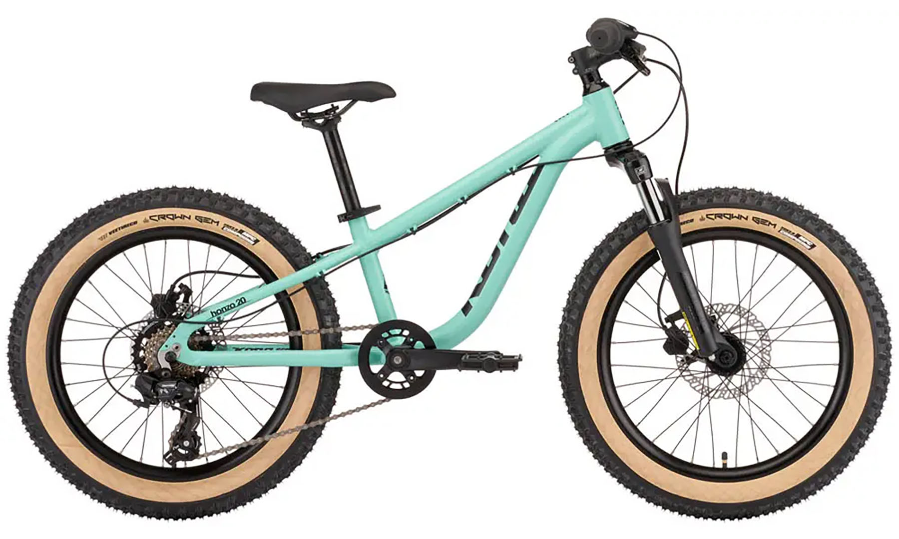 Фотография Велосипед детский Kona Honzo 20", One Size (11"), 2022, Light Green