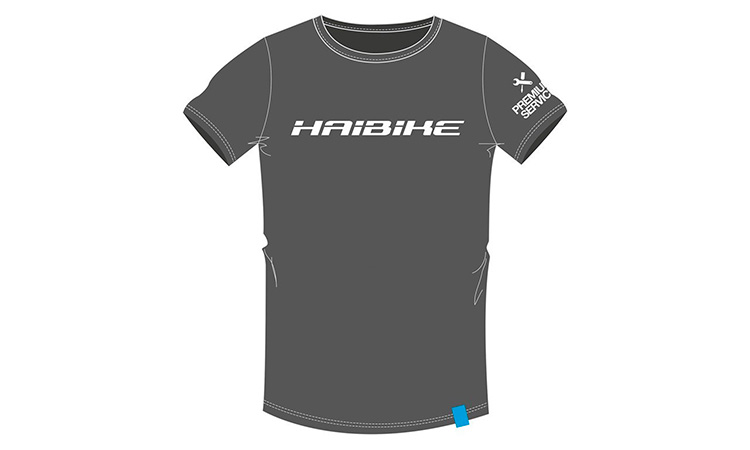 Футболка Haibike unisex, серый, размер XXL  