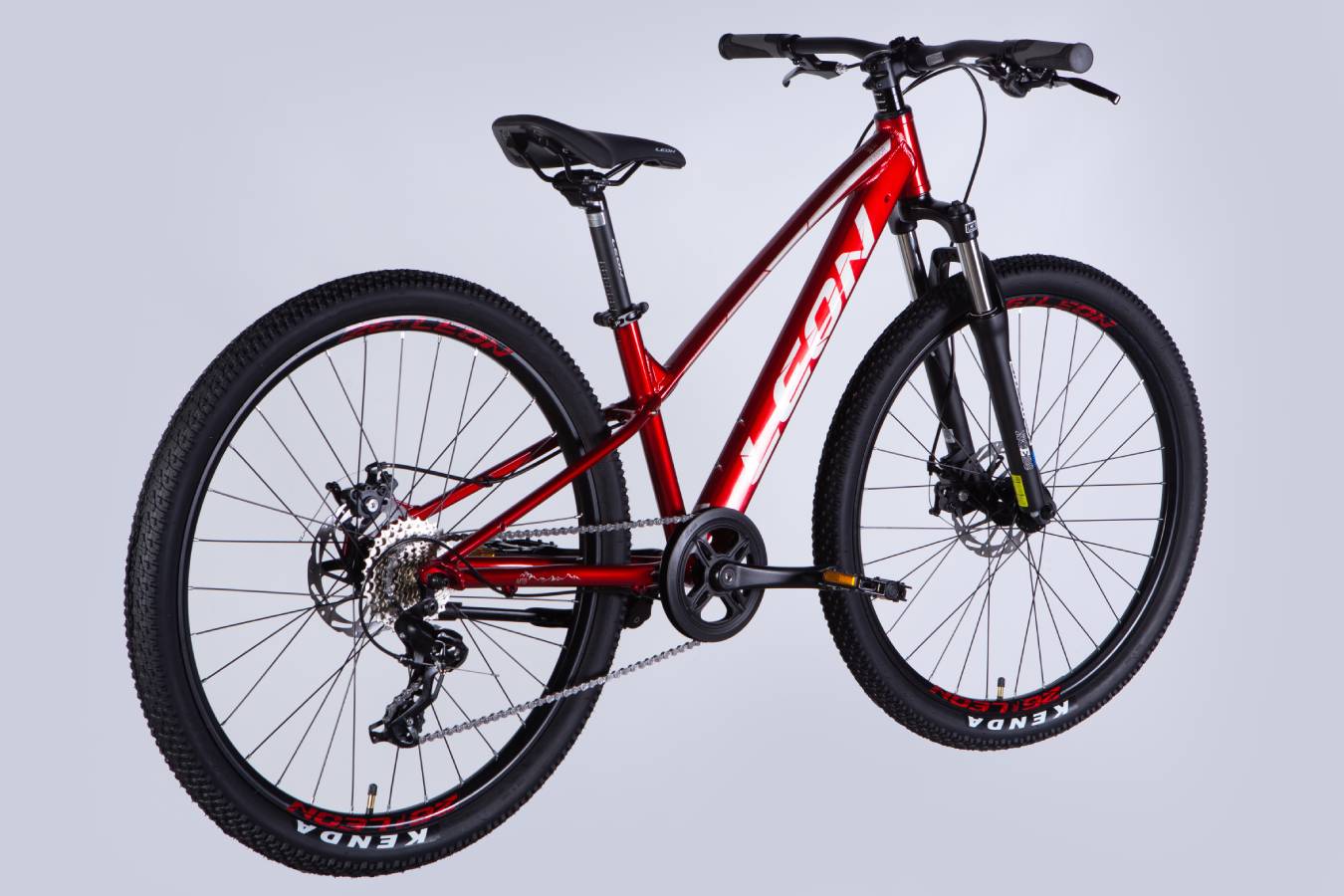 Велосипед Leon SUPER JUNIOR DD CS 26", размер XS, рама 13", 2025, красный 2