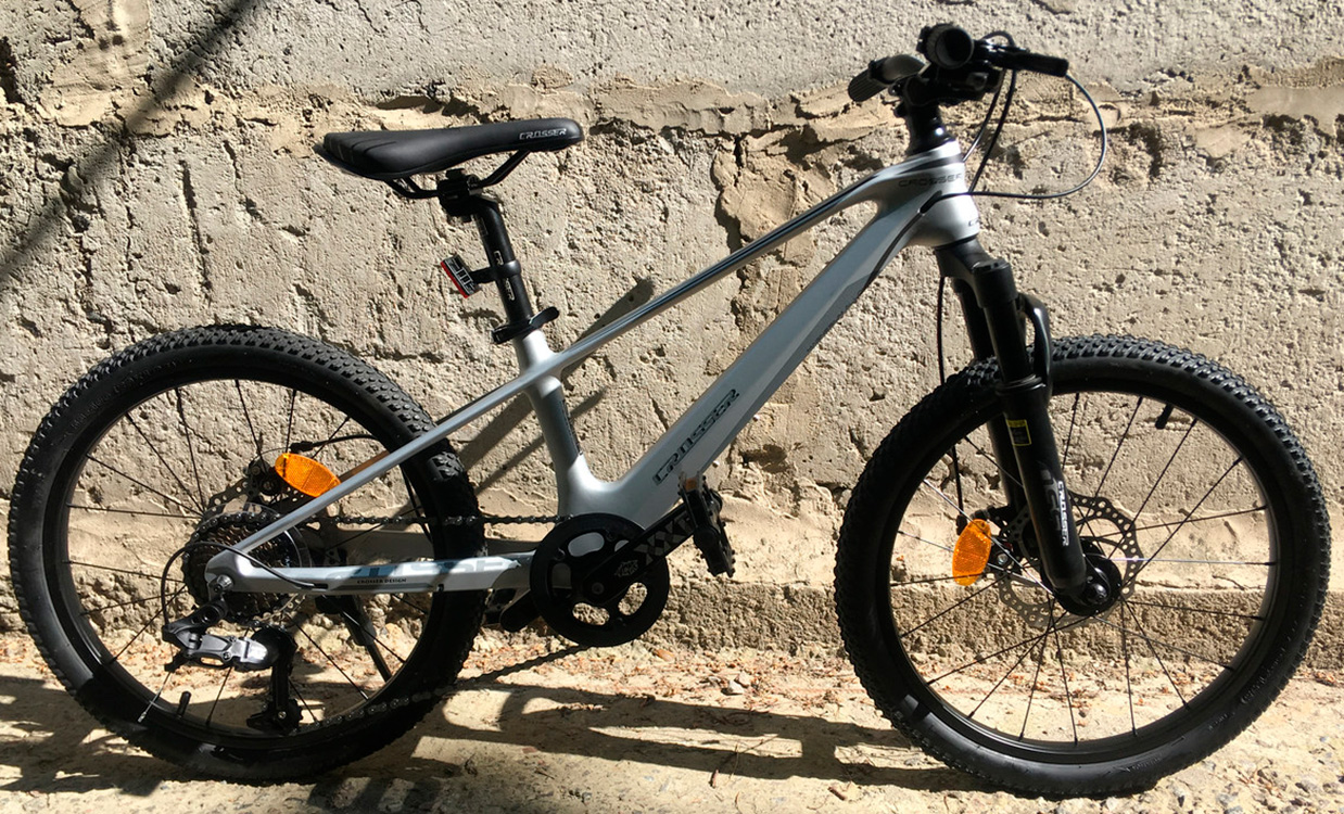 Велосипед Crosser MTB L-TWOO 20" 2021 Серый