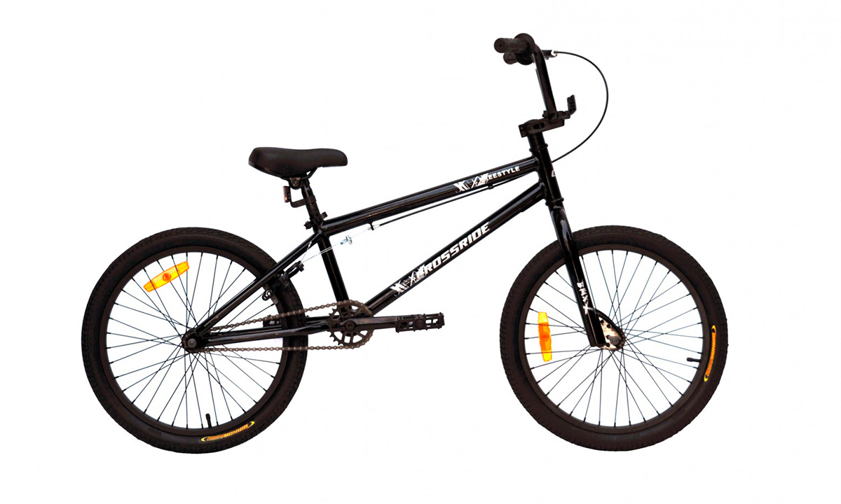 Фотография Велосипед CROSSRIDE BMX FREESTYLE 20"  black