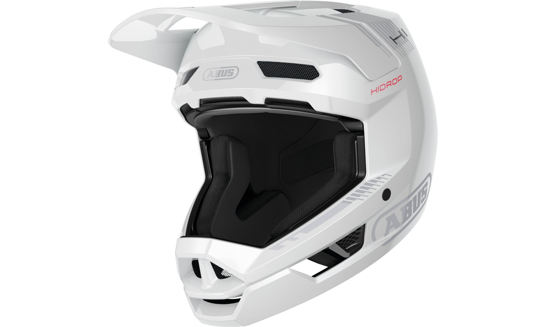 Велошлем спортивный ABUS HIDROP shiny white, размер L (59-60 см), белый 6 Велошлем спортивный ABUS HIDROP shiny white, размер L (59-60 см), белый 6