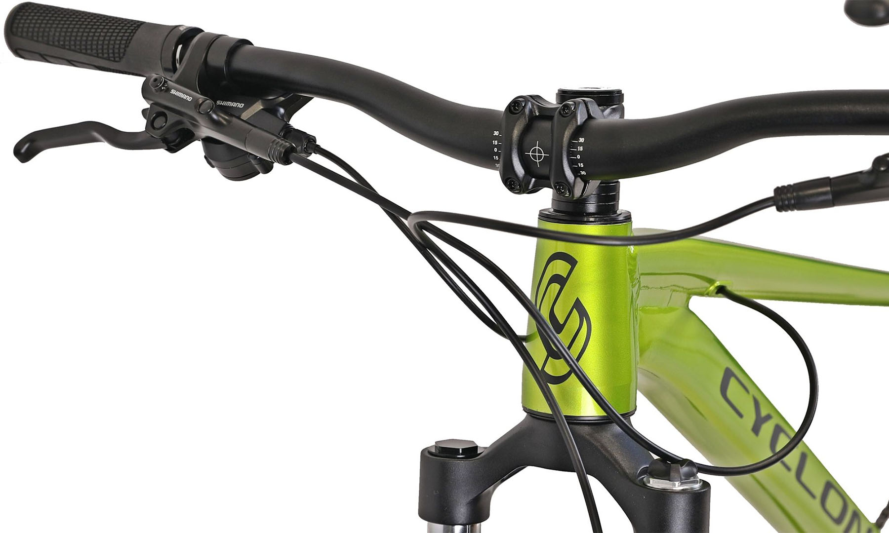 Велосипед Cyclone RX 26" размер рамы XS 2024 Салатовый 7