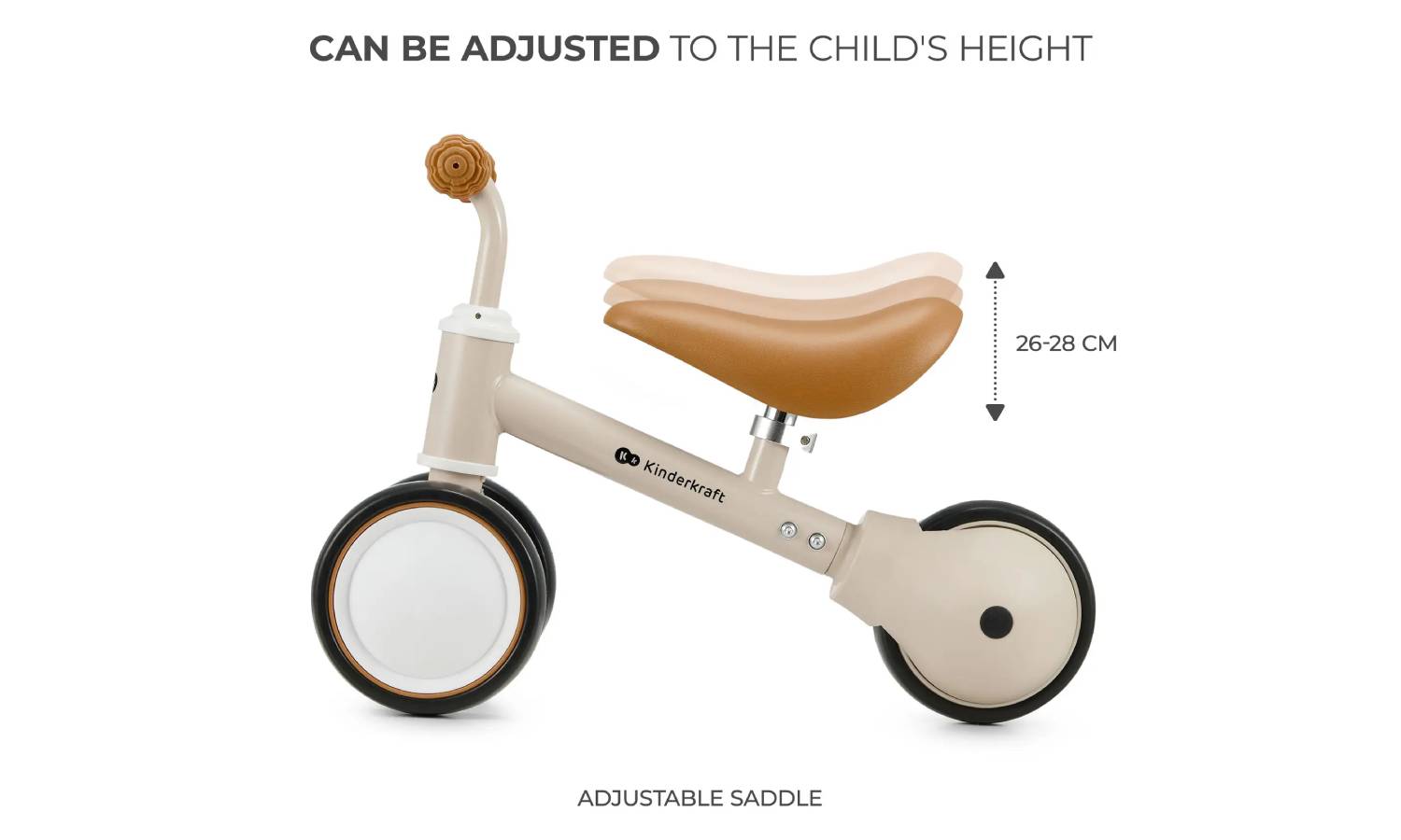 Каталка-беговел Kinderkraft Cutie Light Beige 3 Каталка-беговел Kinderkraft Cutie Light Beige 3