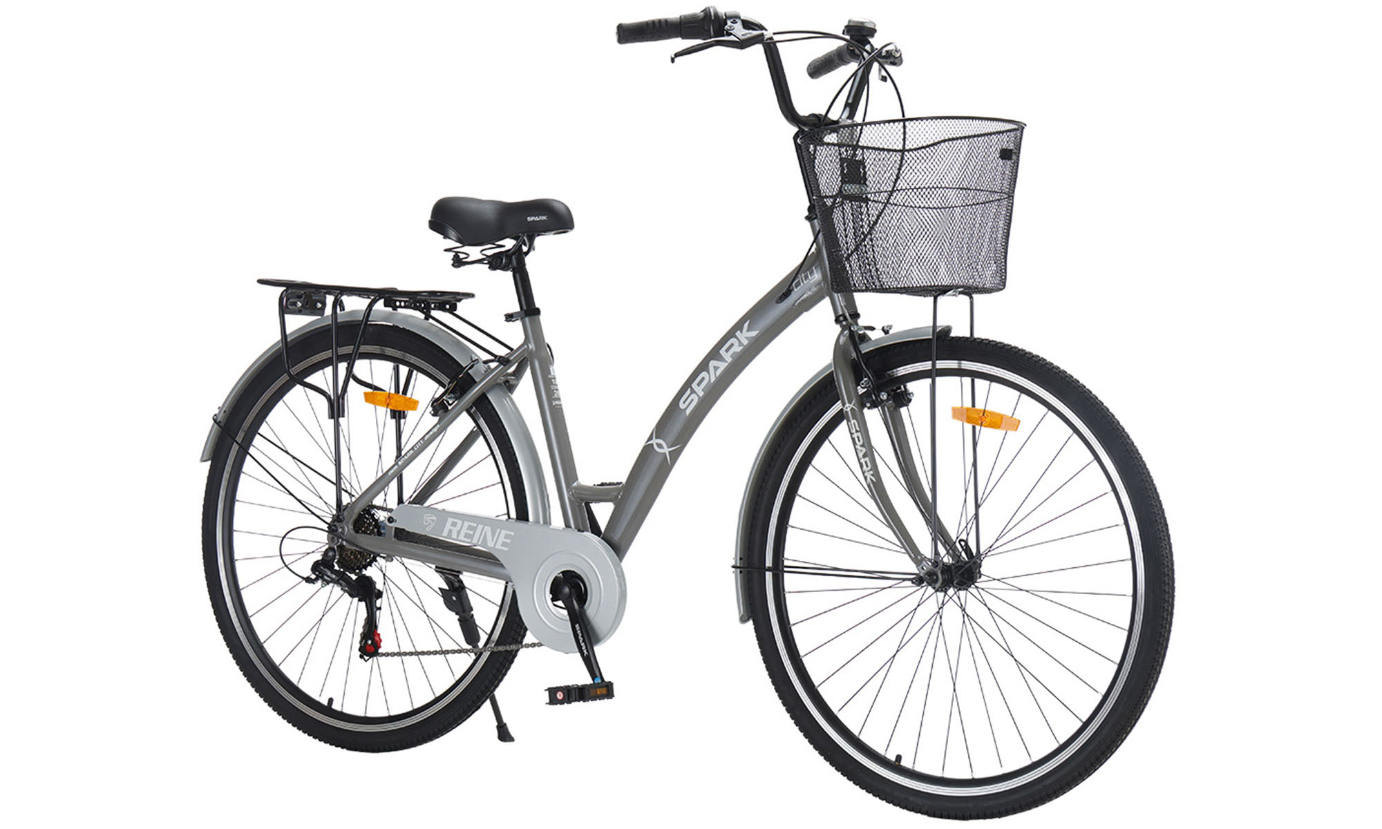 Велосипед SPARK CITY REINE 28", размер L, рама 18", год 2026, серый 2 Велосипед SPARK CITY REINE 28", размер L, рама 18", год 2026, серый 2