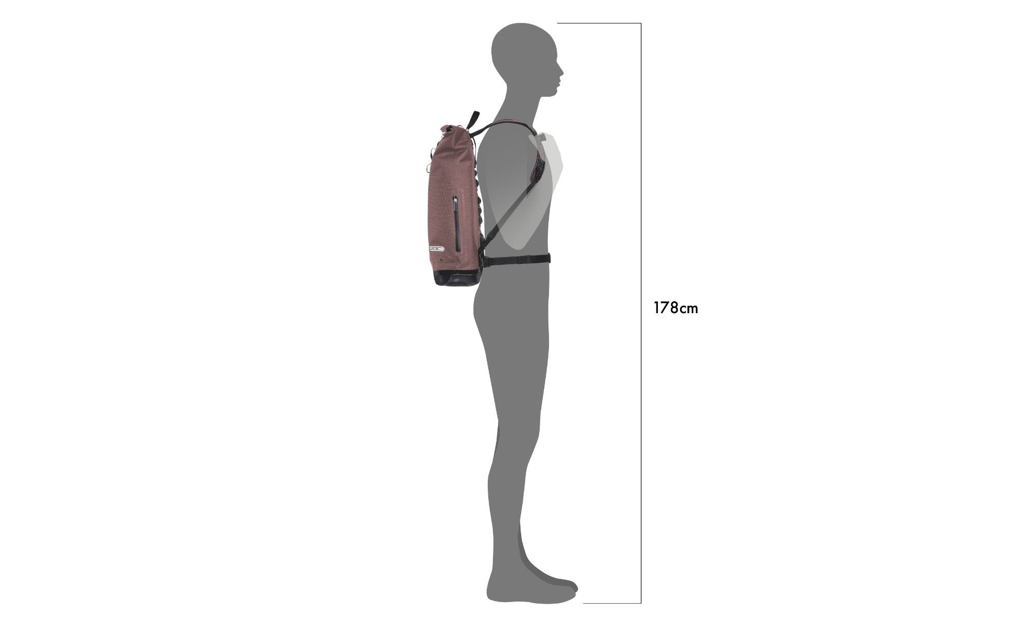 Герморюкзак міський Ortlieb Commuter-Daypack Urban Line ash rose 21 л 3