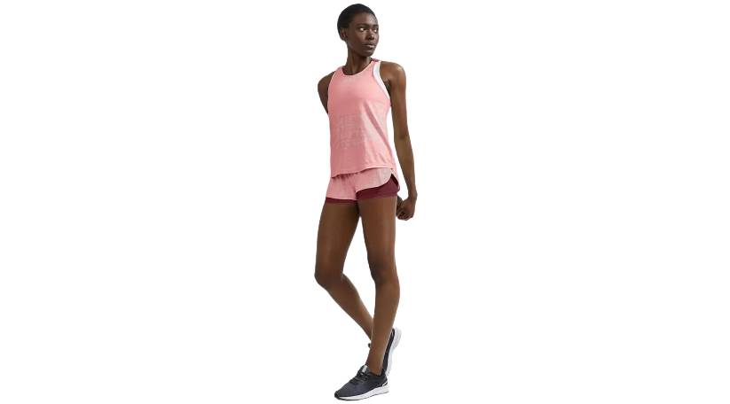 Шорты Craft CORE Charge Logo Shorts женские, размер XS, сезон SS 21, розовый 4