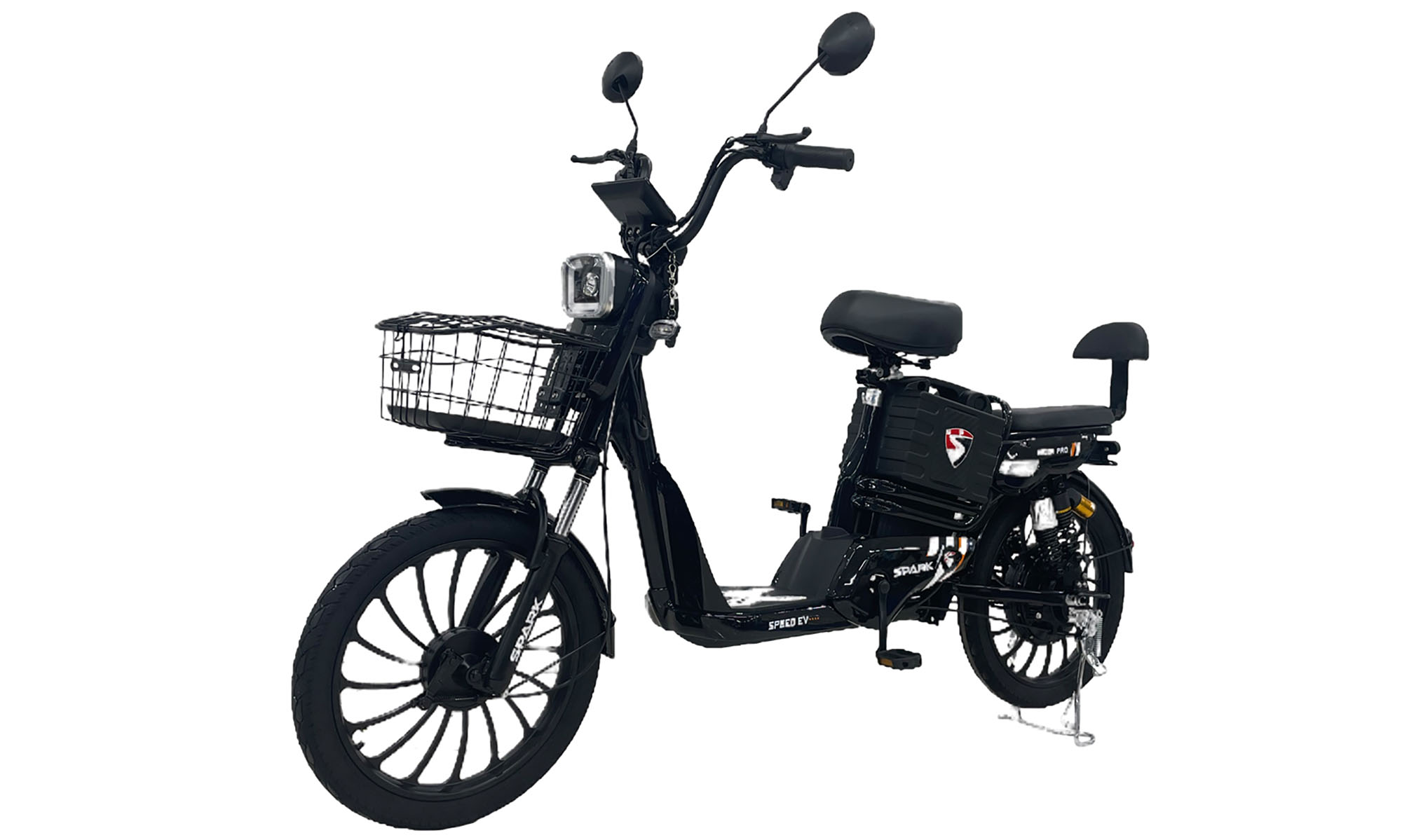 Электровелосипед SPARK RIDER PRO 14" 48V/650W/20Ah, Чёрный Электровелосипед SPARK RIDER PRO 14" 48V/650W/20Ah, Чёрный