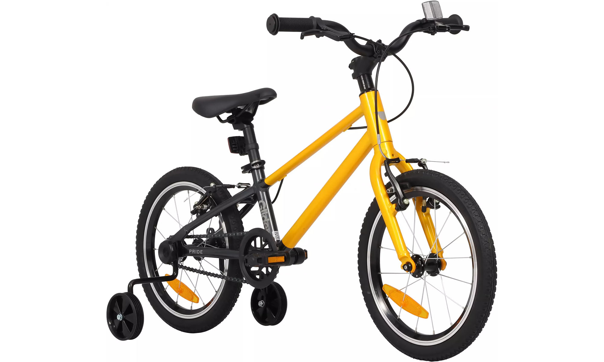 Велосипед Pride GLIDER 16",размер One Size, 2025, желтый 4 Велосипед Pride GLIDER 16",размер One Size, 2025, желтый 4