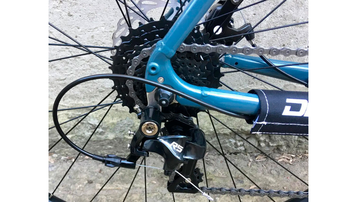 Фотография Велосипед DeMARCHE Gravel Point 2x9 28" размер М 2022 Черный 3