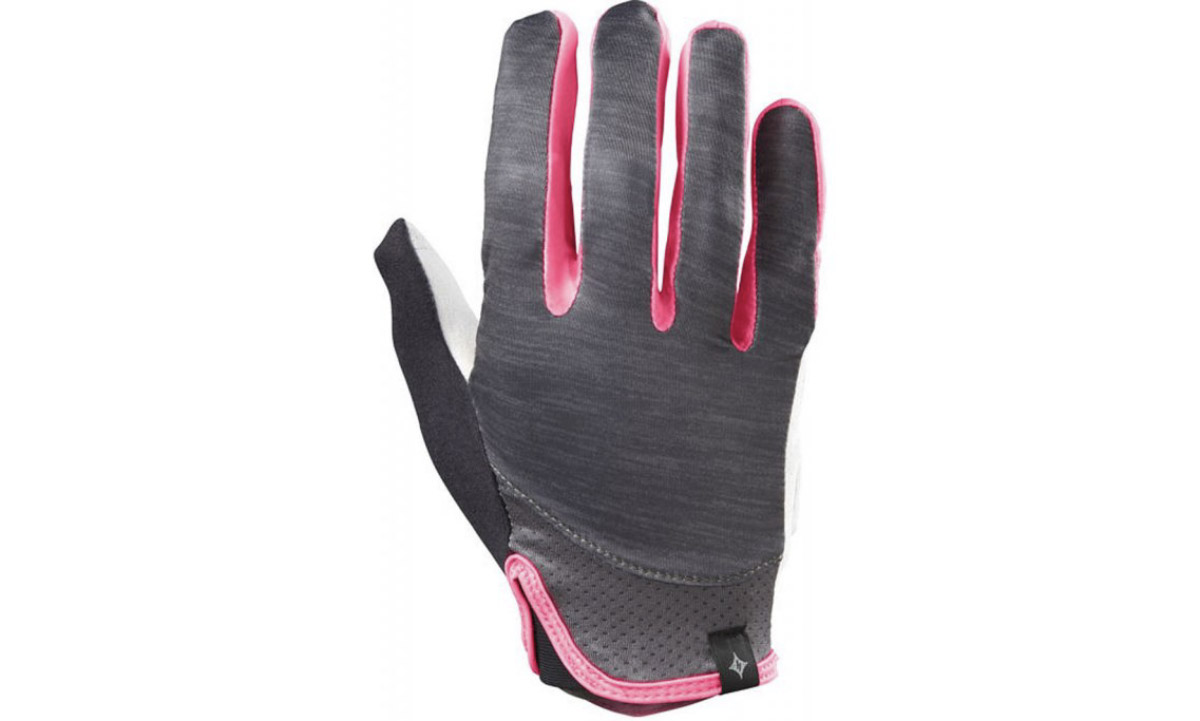 Фотографія Велоперчатки Specialized BG TRIDENT GLOVE LF WMN CARB HTHR/NEON PNK XL (67116-1915)