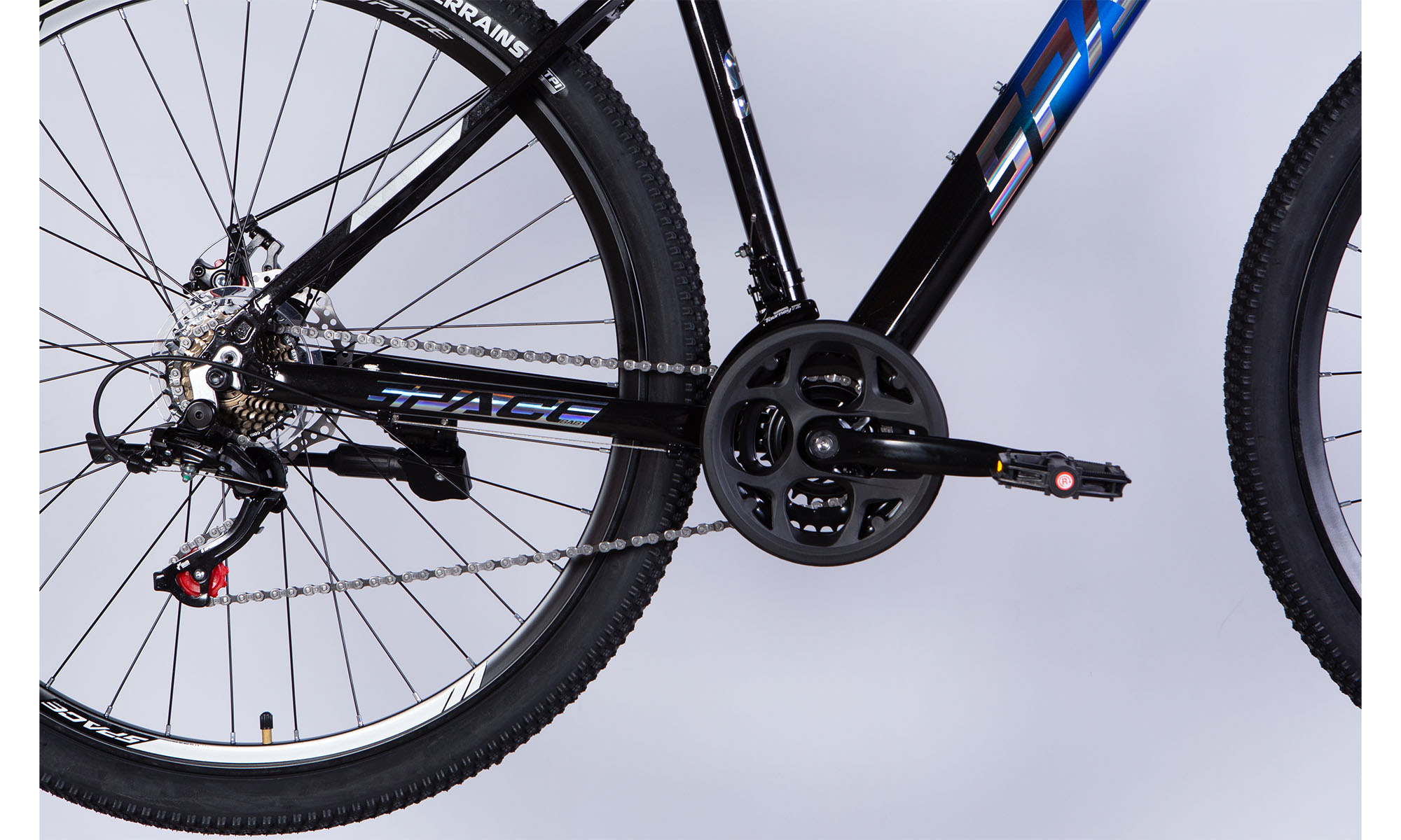 Велосипед SPACE PHAETON DD FR 29", размер M, рама-18", год 2026, черно-синий 4 Велосипед SPACE PHAETON DD FR 29", размер M, рама-18", год 2026, черно-синий 4