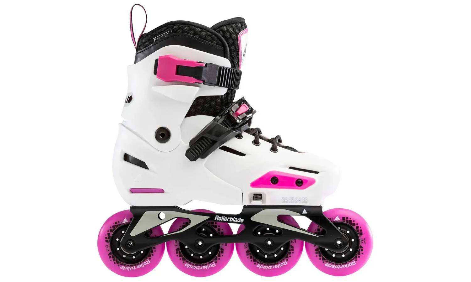 Фотография Ролики Rollerblade Apex G 2023 white-pink 29-32 5