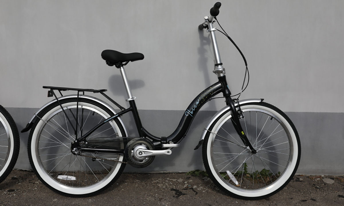 Велосипед cкладной Winner IBIZA 24", рама One Size, 2024, черный 2