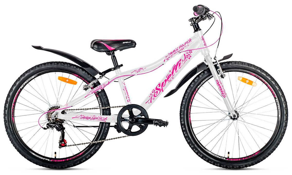 Фотографія Велосипед Spelli ACTIVE GIRL 24" (2019) Біло-рожевий 