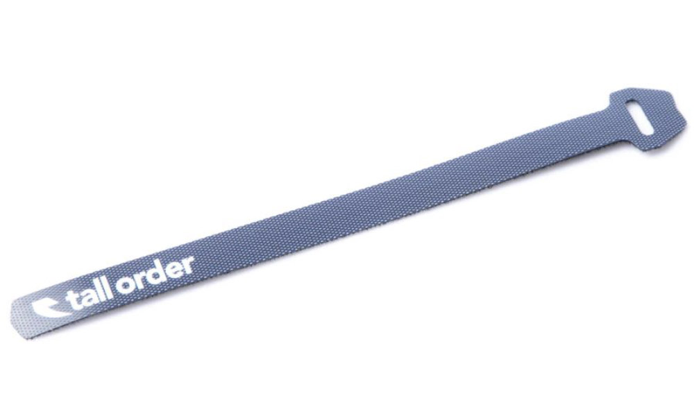 Лента для фиксации тормозного кожуха к раме Tall Order Velcro - серая 2