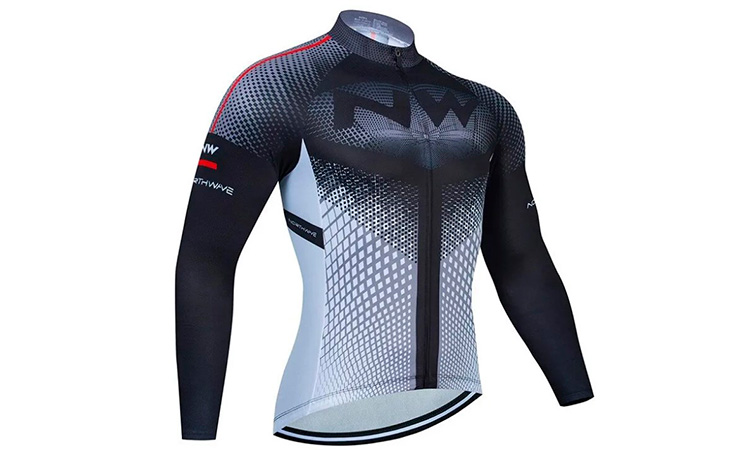 Фотография Велоджерси утеплённая Cycling Northwave v10, с флисом, XL   2